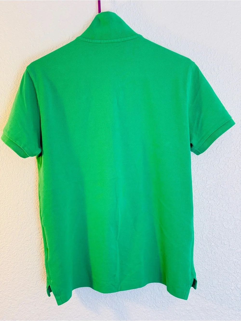 Polo by Ralph Lauren Men's Green Slim Fit Small Polo Shirt